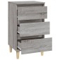 vidaXL Κομοδίνο Γκρι Sonoma 40x35x70 εκ. από Επεξεργασμένο Ξύλο
