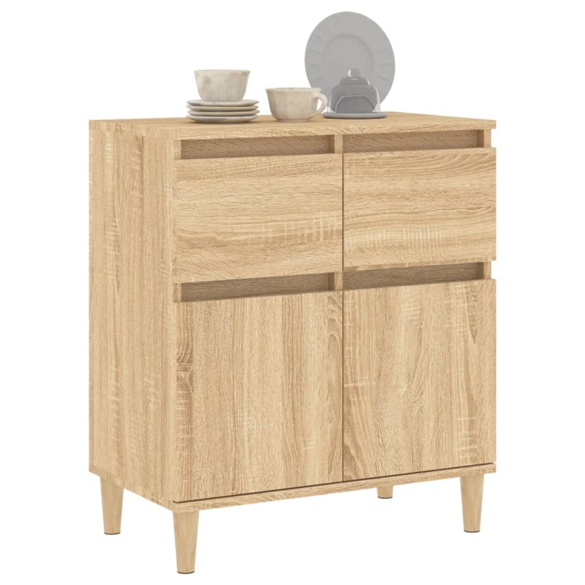 vidaXL Συρταριέρα Sonoma Δρυς 60x35x70 εκ. Επεξεργασμένο Ξύλο