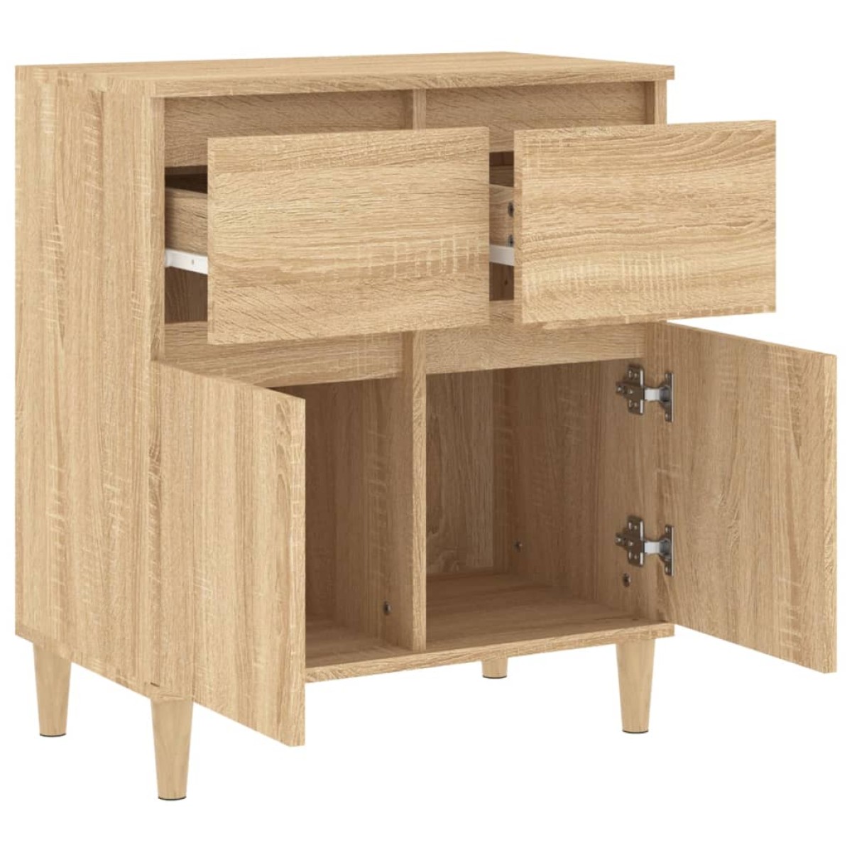 vidaXL Συρταριέρα Sonoma Δρυς 60x35x70 εκ. Επεξεργασμένο Ξύλο