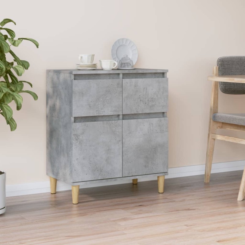 vidaXL Ντουλάπι Γκρι Σκυροδέματος 60x35x70 εκ. Επεξεργασμένο Ξύλο