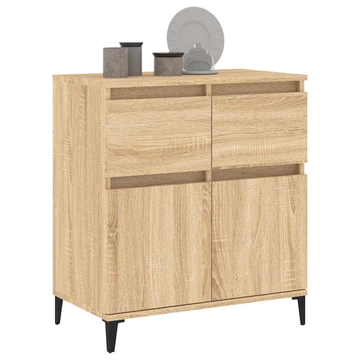 vidaXL Συρταριέρα Sonoma Δρυς 60x35x70 εκ. Επεξεργασμένο Ξύλο