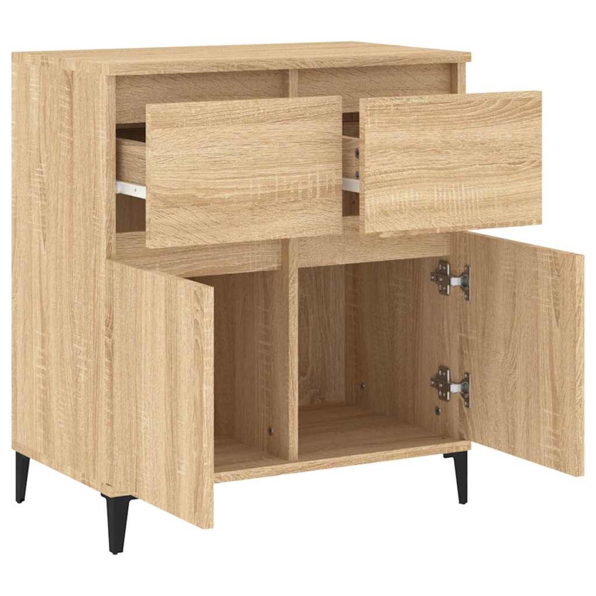 vidaXL Συρταριέρα Sonoma Δρυς 60x35x70 εκ. Επεξεργασμένο Ξύλο