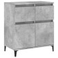 vidaXL Ντουλάπι Γκρι Σκυροδέματος 60x35x70 εκ. Επεξεργασμένο Ξύλο