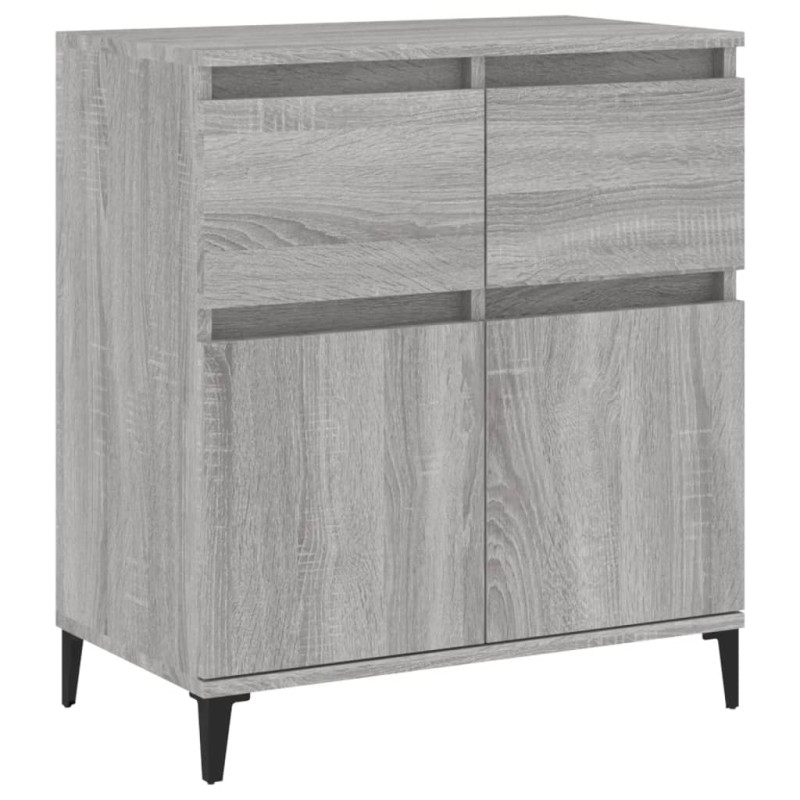 vidaXL Ντουλάπι Γκρι Sonoma 60x35x70 εκ. από Επεξεργασμένο Ξύλο