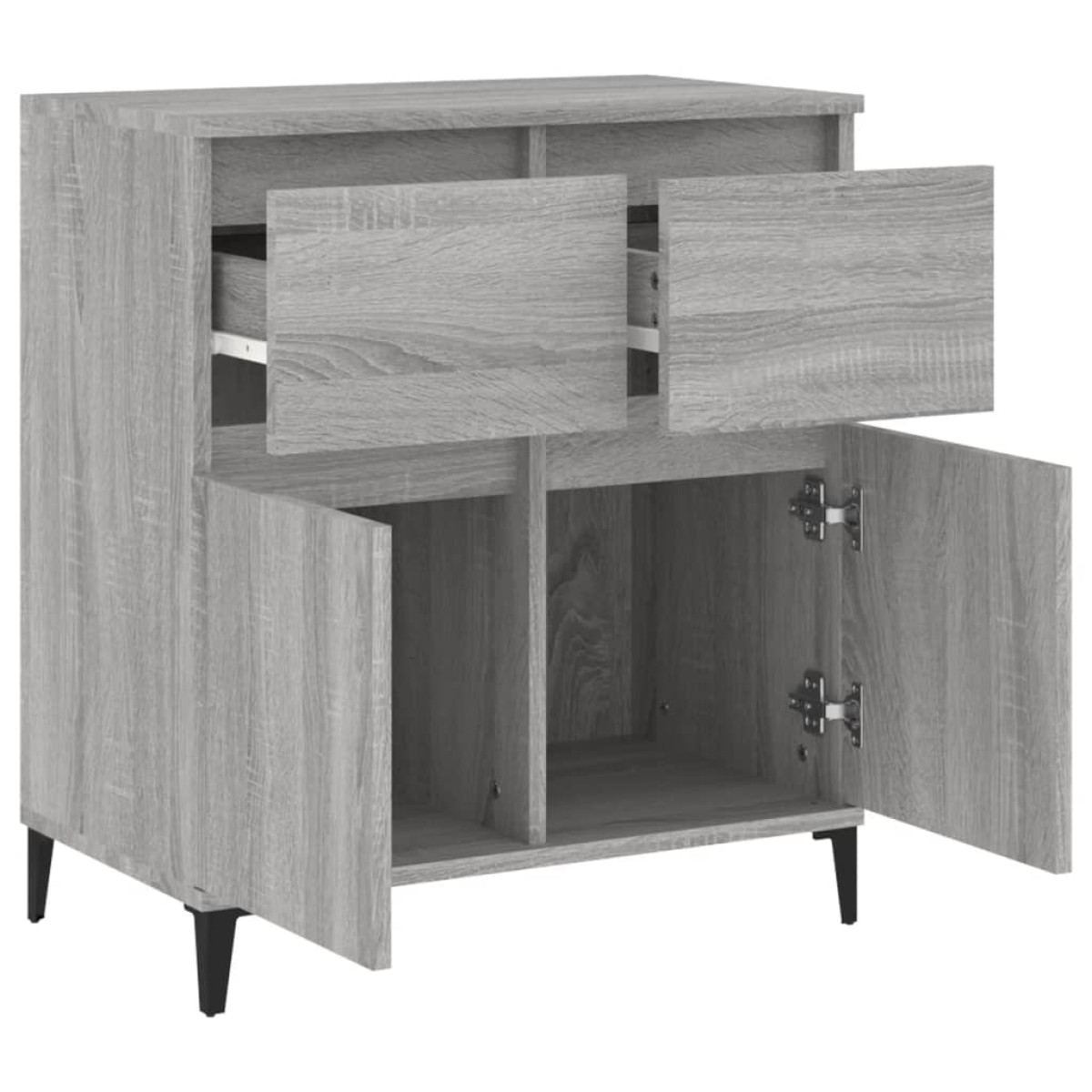 vidaXL Ντουλάπι Γκρι Sonoma 60x35x70 εκ. από Επεξεργασμένο Ξύλο