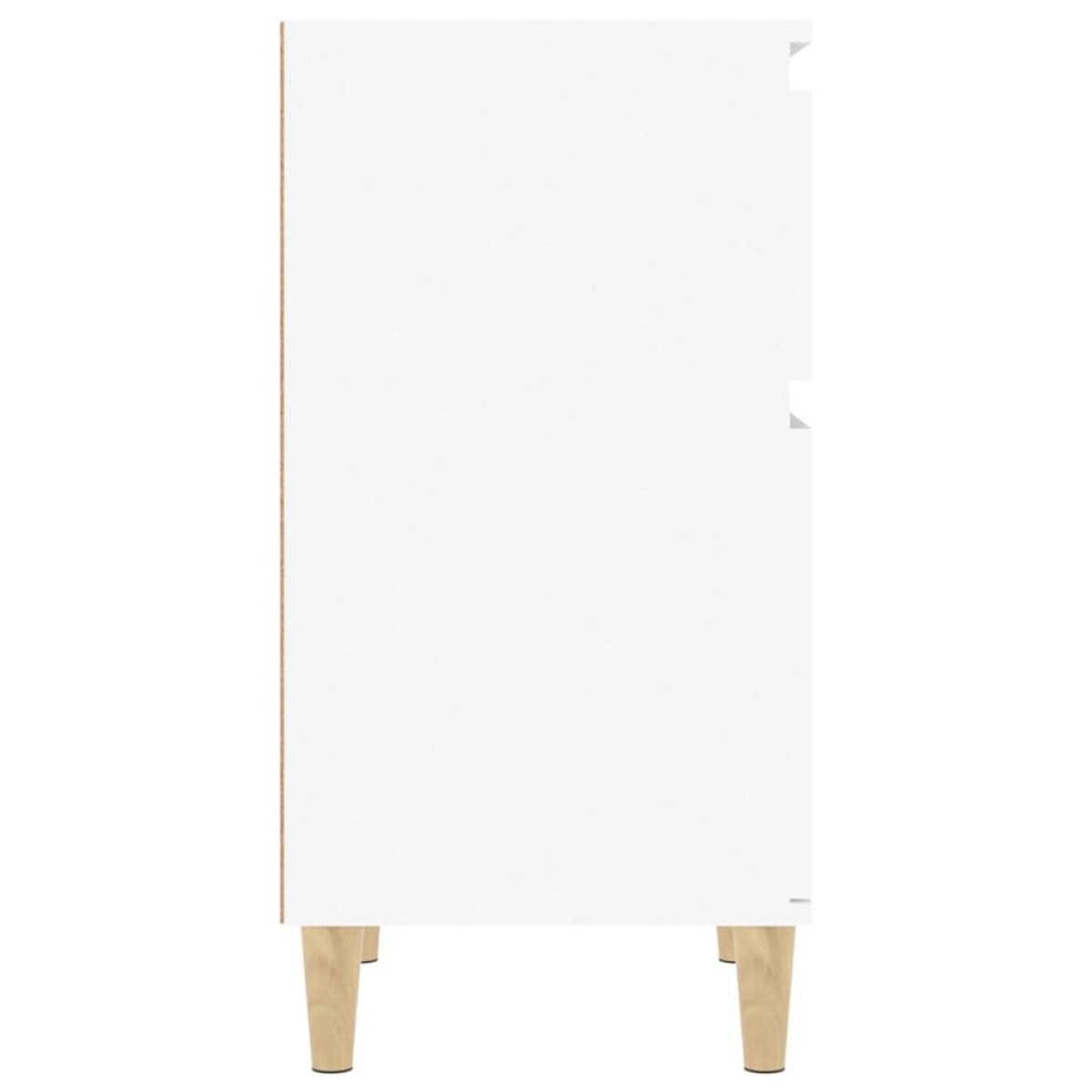 vidaXL Κομοδίνο Λευκό 40 x 35 x 70 εκ.