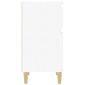 vidaXL Κομοδίνο Λευκό 40 x 35 x 70 εκ.