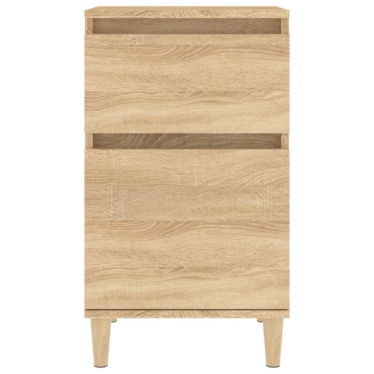 vidaXL Κομοδίνα 2 τεμ. Sonoma Δρυς 40x35x70 εκ.