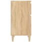 vidaXL Κομοδίνα 2 τεμ. Sonoma Δρυς 40x35x70 εκ.