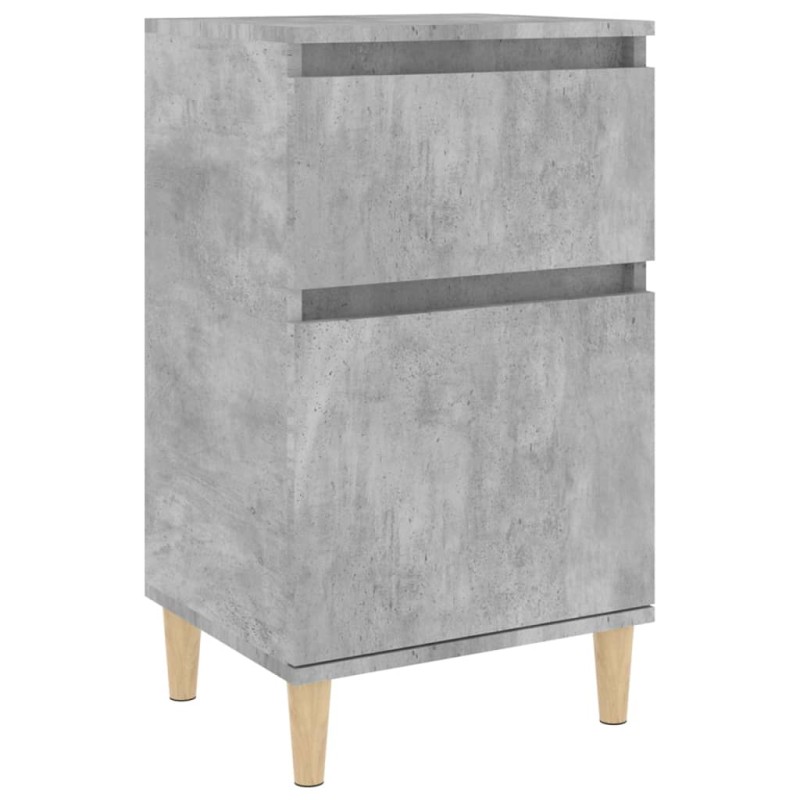 vidaXL Κομοδίνο Γκρι Σκυροδέματος 40x35x70 εκ.