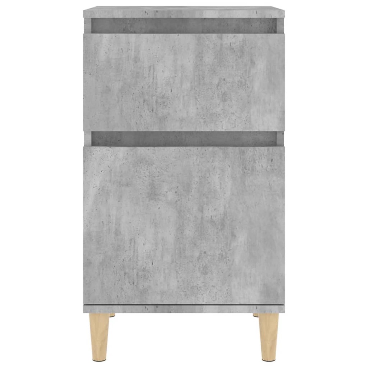 vidaXL Κομοδίνα 2 τεμ. Γκρι Σκυροδέματος 40x35x70 εκ.