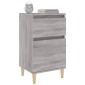 vidaXL Κομοδίνο Γκρι Sonoma 40x35x70 εκ.