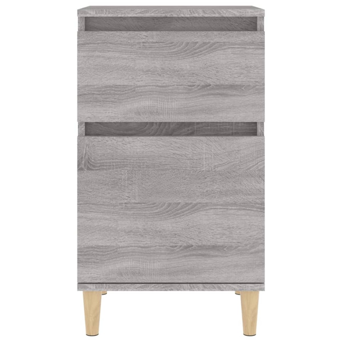 vidaXL Κομοδίνα 2 τεμ. Γκρι Sonoma 40x35x70 εκ.