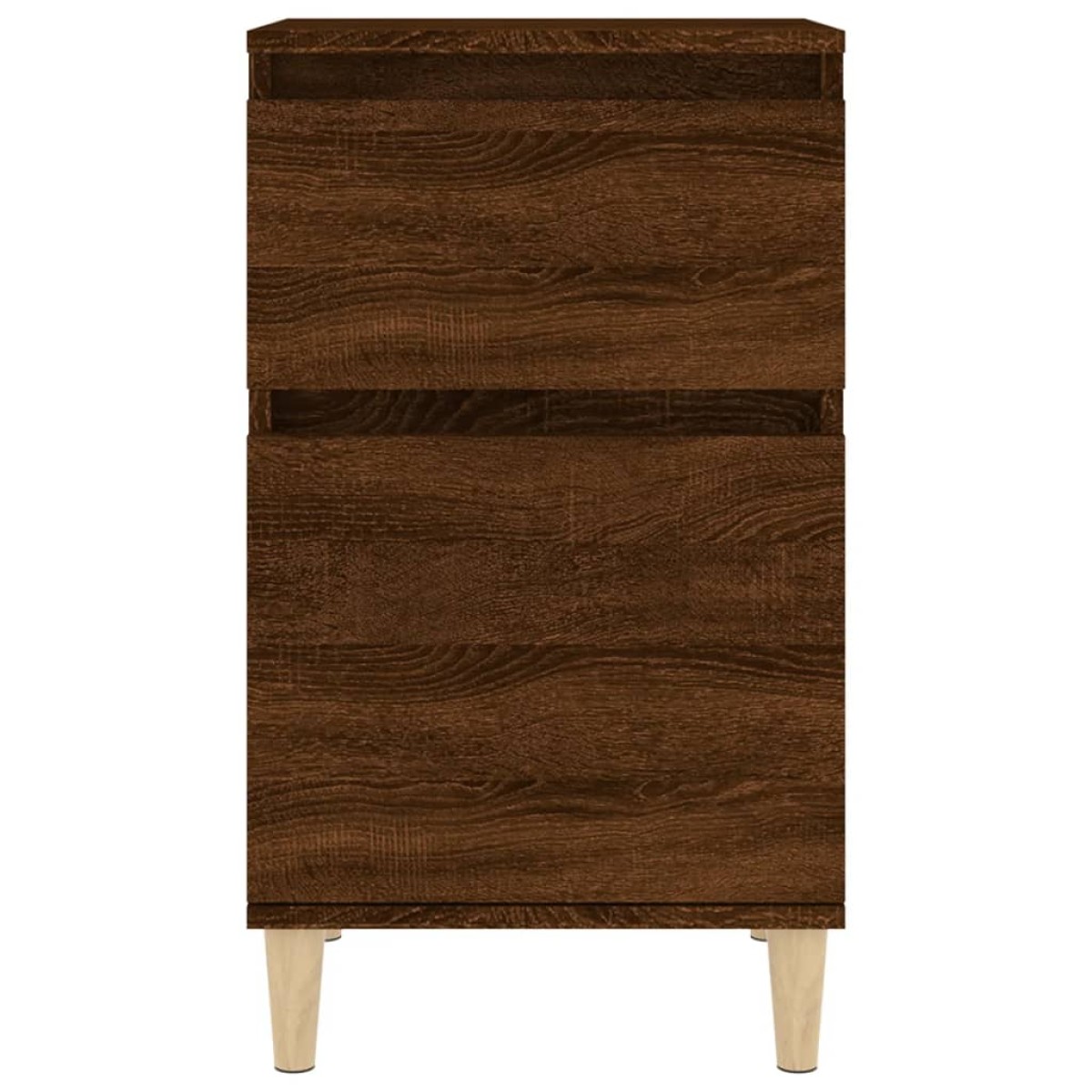 vidaXL Κομοδίνα 2 τεμ. Καφέ Δρυς 40x35x70 εκ.