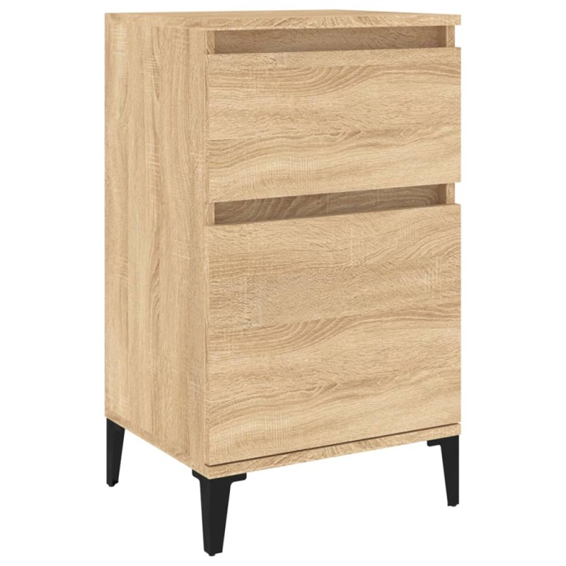 vidaXL Κομοδίνο Sonoma Δρυς 40x35x70 εκ.