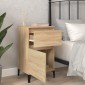 vidaXL Κομοδίνο Sonoma Δρυς 40x35x70 εκ.
