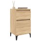 vidaXL Κομοδίνο Sonoma Δρυς 40x35x70 εκ.