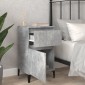 vidaXL Κομοδίνο Γκρι Σκυροδέματος 40x35x70 εκ.