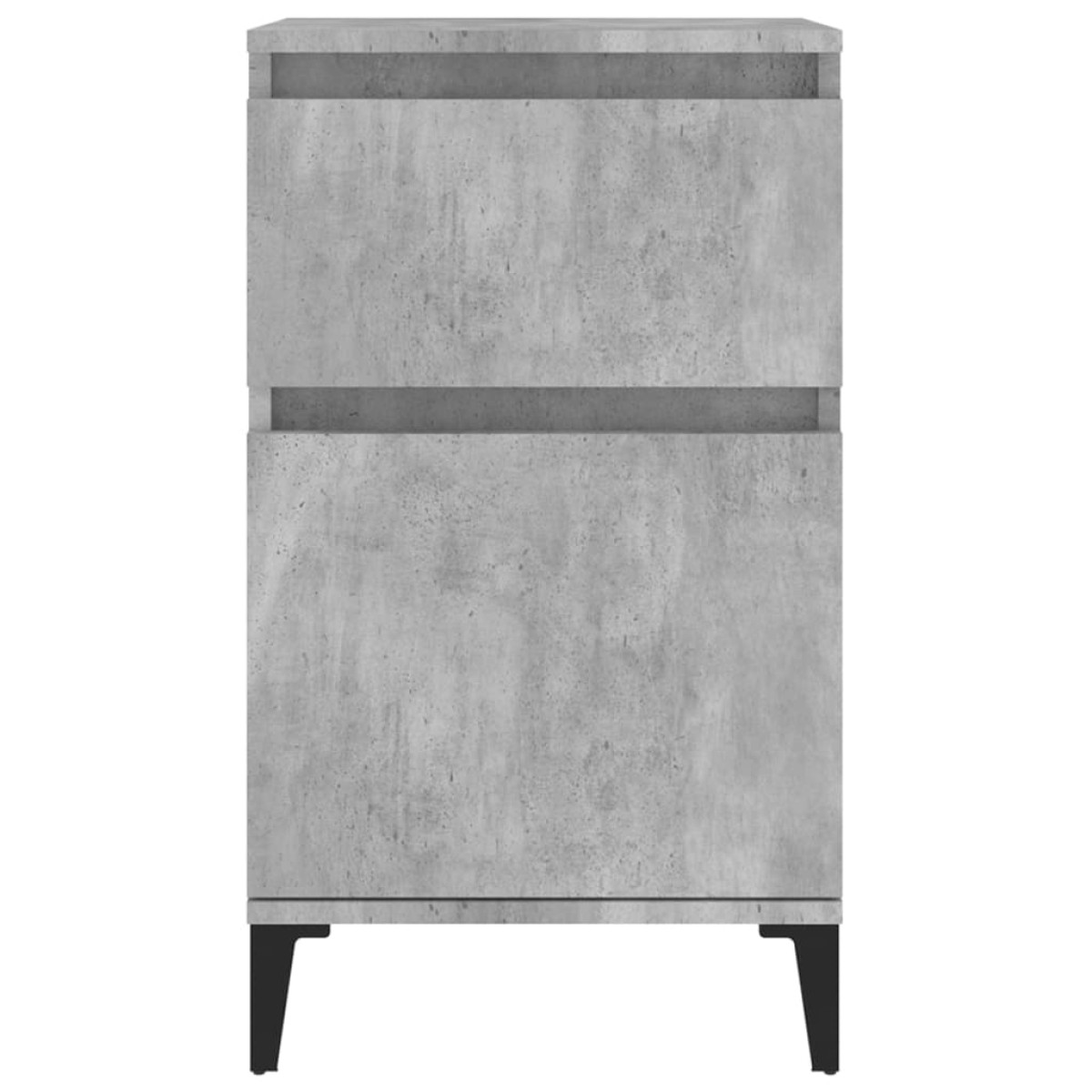 vidaXL Κομοδίνα 2 τεμ. Γκρι Σκυροδέματος 40x35x70 εκ.