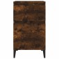 vidaXL Κομοδίνα 2 τεμ. Καπνιστή Δρυς 40x35x70 εκ.