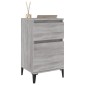 vidaXL Κομοδίνο Γκρι Sonoma 40x35x70 εκ.