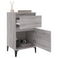 vidaXL Κομοδίνο Γκρι Sonoma 40x35x70 εκ.
