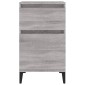 vidaXL Κομοδίνο Γκρι Sonoma 40x35x70 εκ.