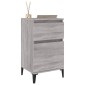 vidaXL Κομοδίνα 2 τεμ. Γκρι Sonoma 40x35x70 εκ.