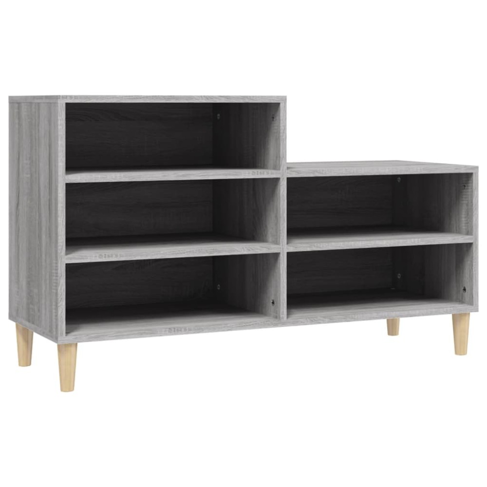 vidaXL Παπουτσοθήκη Γκρι Sonoma 102x36x60 εκ. από Επεξεργασμένο Ξύλο