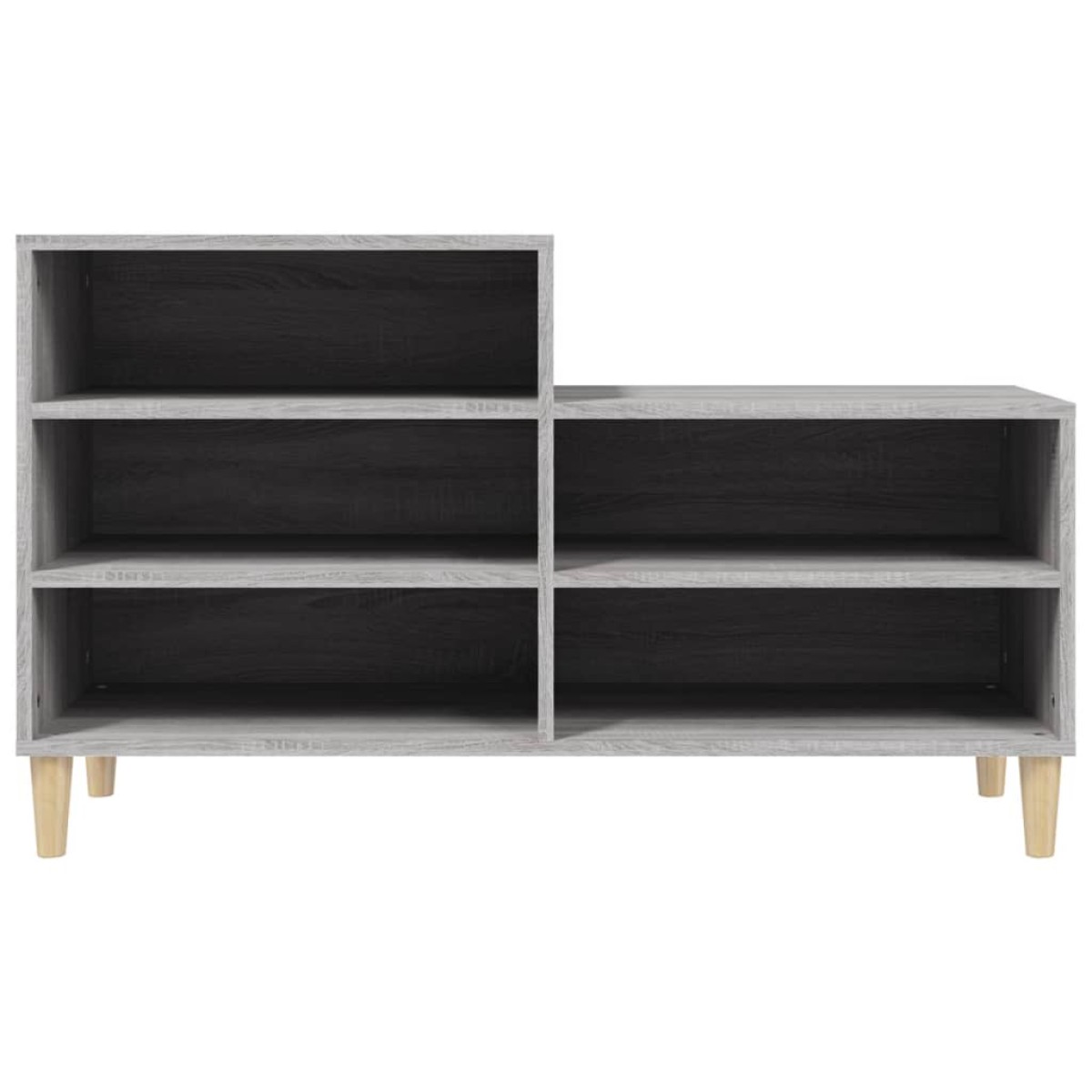 vidaXL Παπουτσοθήκη Γκρι Sonoma 102x36x60 εκ. από Επεξεργασμένο Ξύλο