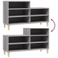 vidaXL Παπουτσοθήκη Γκρι Sonoma 102x36x60 εκ. από Επεξεργασμένο Ξύλο