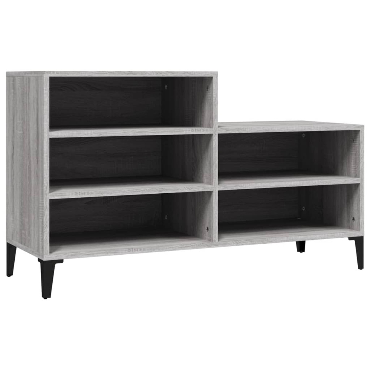 vidaXL Παπουτσοθήκη Γκρι Sonoma 102x36x60 εκ. από Επεξεργασμένο Ξύλο