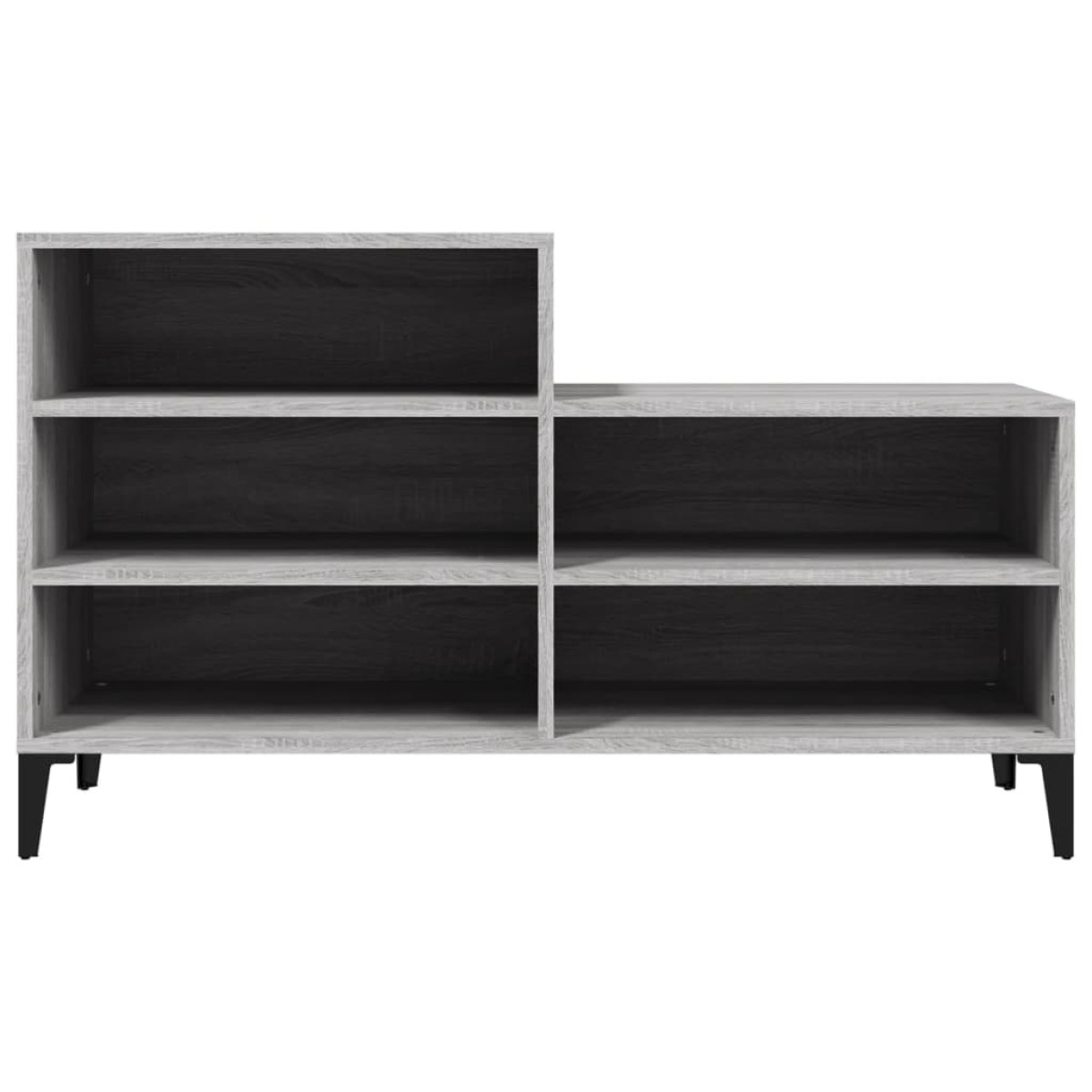 vidaXL Παπουτσοθήκη Γκρι Sonoma 102x36x60 εκ. από Επεξεργασμένο Ξύλο