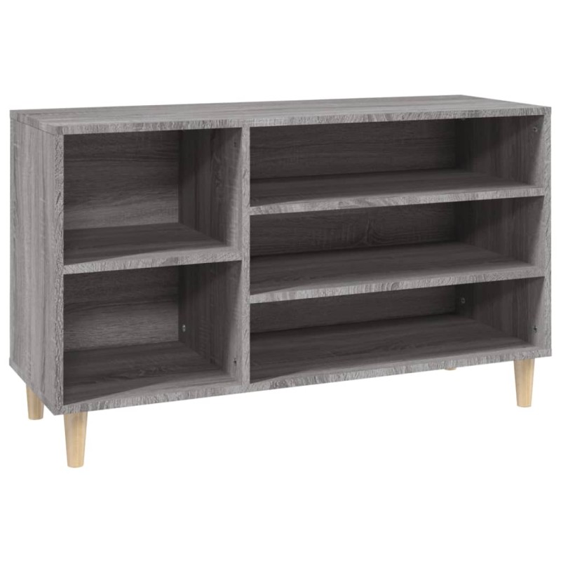 vidaXL Παπουτσοθήκη Γκρι Sonoma 102x36x60 εκ. από Επεξεργασμένο Ξύλο
