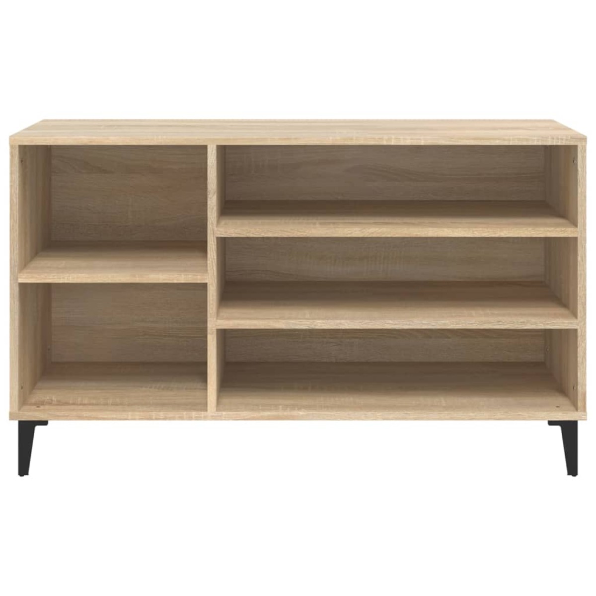 vidaXL Παπουτσοθήκη Sonoma Δρυς 102x36x60 εκ. από Επεξεργασμένο Ξύλο