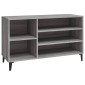 vidaXL Παπουτσοθήκη Γκρι Sonoma 102x36x60 εκ. από Επεξεργασμένο Ξύλο
