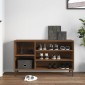 vidaXL Παπουτσοθήκη Καφέ Δρυς 102x36x60 εκ. από Επεξεργασμένο Ξύλο