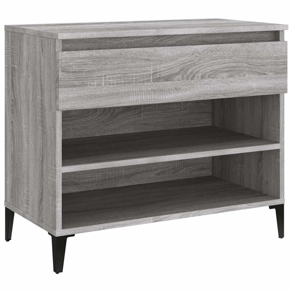 vidaXL Παπουτσοθήκη Γκρι Sonoma 70x36x60 εκ. από Επεξεργασμένο Ξύλο