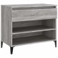 vidaXL Παπουτσοθήκη Γκρι Sonoma 70x36x60 εκ. από Επεξεργασμένο Ξύλο