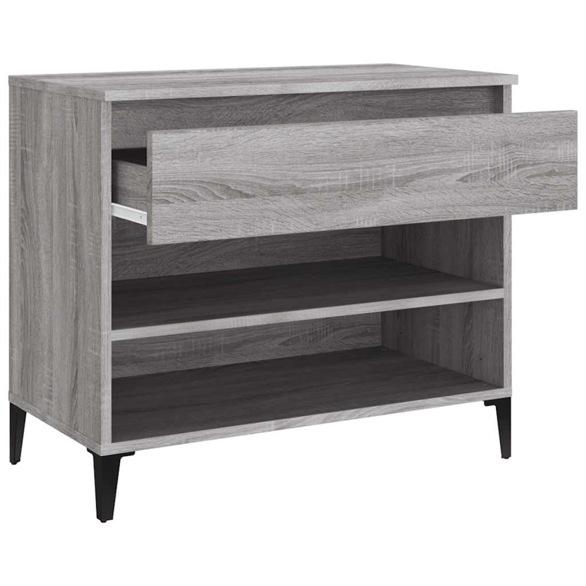 vidaXL Παπουτσοθήκη Γκρι Sonoma 70x36x60 εκ. από Επεξεργασμένο Ξύλο