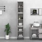 vidaXL Ντουλάπι Μπάνιου Γκρι Sonoma 30x30x190 εκ. Επεξεργασμένο Ξύλο