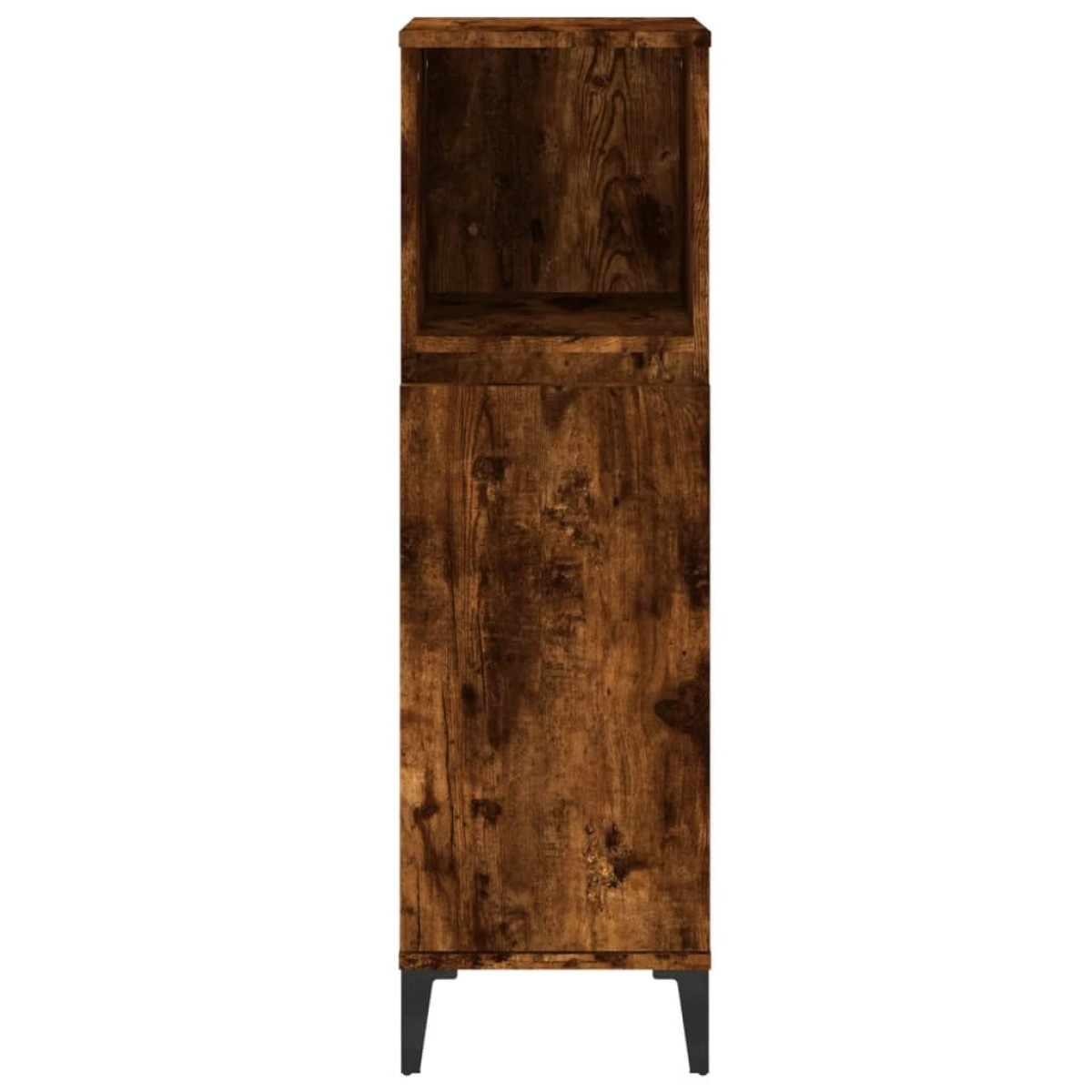 vidaXL Ντουλάπι Μπάνιου Καπνιστή Δρυς 30x30x100 εκ. Επεξεργασμένο Ξύλο