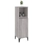 vidaXL Ντουλάπι Μπάνιου Γκρι Sonoma 30x30x100 εκ. Επεξεργασμένο Ξύλο