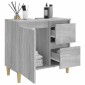 vidaXL Ντουλάπι Μπάνιου Γκρι Sonoma 65x33x60 εκ. Επεξεργασμένο Ξύλο