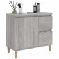 vidaXL Ντουλάπι Μπάνιου Γκρι Sonoma 65x33x60 εκ. Επεξεργασμένο Ξύλο
