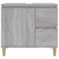 vidaXL Ντουλάπι Μπάνιου Γκρι Sonoma 65x33x60 εκ. Επεξεργασμένο Ξύλο