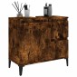 vidaXL Ντουλάπι Μπάνιου Καπνιστή Δρυς 65x33x60 εκ. Επεξεργασμένο Ξύλο