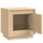 vidaXL Κομοδίνα 2 τεμ. Sonoma Δρυς 44x35x45 εκ. από Επεξεργασμένο Ξύλο