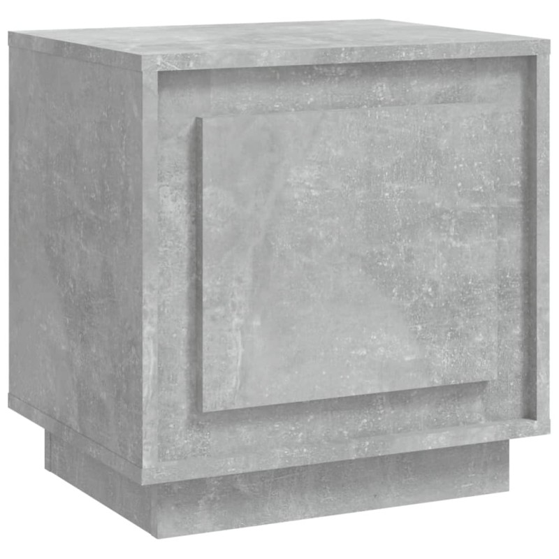vidaXL Κομοδίνο Γκρι Σκυρ. 44x35x45 εκ. από Επεξεργασμένο Ξύλο