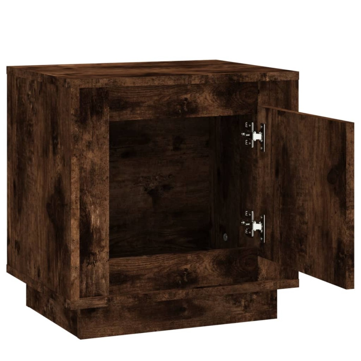 vidaXL Κομοδίνα 2 Τεμ. Καπνιστή Δρυς 44x35x45 εκ. Επεξεργασμένο Ξύλο